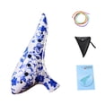 thumbnail image 1 of Ocarina con libro de música, elegante estuche de resina para guardar recuerdos de fiesta, piccolo para presentaciones, adultos, niños y principiantes. flor azul, 1 of 8