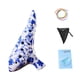 thumbnail image 1 of Ocarina con libro de música, elegante estuche de resina para guardar recuerdos de fiesta, piccolo para presentaciones, adultos, niños y principiantes. flor azul, 1 of 8