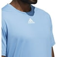 thumbnail image 3 of Adidas Men's Climalite Creator Regular Fit T-Shirt - Large, Light Blue/White, 3 of 4