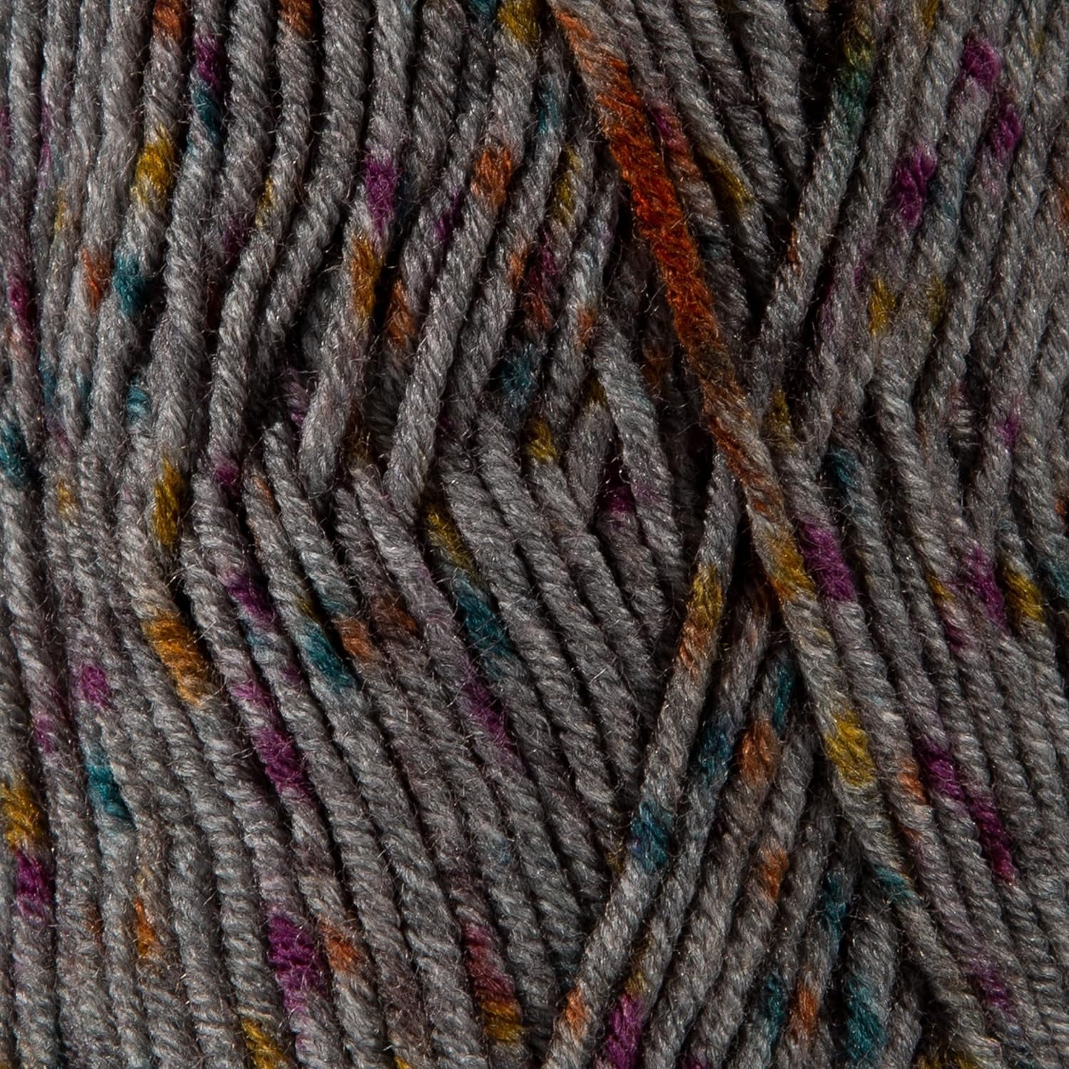 Sensy Tweed Yarn, 3.5 oz, 214 Yards, Gauge 4 Medium (Gray)