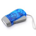 thumbnail image 1 of Lampe Torche Dynamo 3 LED à Remonter pour Voyage, Urgence, Camping, Escalade, Randonnée (Bleu), 1 of 5