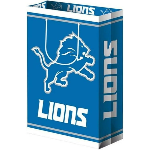 Lions 9x13 Gift Bag - Officially Licensed By Turner Sports