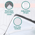 thumbnail image 5 of Sleepyhead Twin XL 3 Inch Premium Super Mattress Topper – 3 Inch Gel & Copper Infused Memory Foam Bed Topper – Cooling, Soft Support + Comfort, Foam Made in USA, CertiPUR-US Certified (XL Twin 3"), 5 of 8