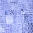thumbnail image 1 of Ahgly Company Indoor Square Patchwork Blue Transitional Area Rugs, 8' Square, 1 of 4