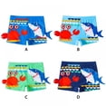 thumbnail image 3 of GYRATEDREAM Toddler Kid Boys Swimming Trunks Cartoon Shark Crab 3D Print Swimwear Shorts, 3 of 5