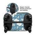 thumbnail image 5 of Wukai Lilies Flowers Elastic Luggage Cover: Personalized Protection for Your Suitcase - Fits 19~29-inch, Washable & Durable Travel Companion-, 5 of 8