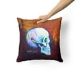 thumbnail image 2 of Skeleton My Best Side Fabric Decorative Pillow, 2 of 4