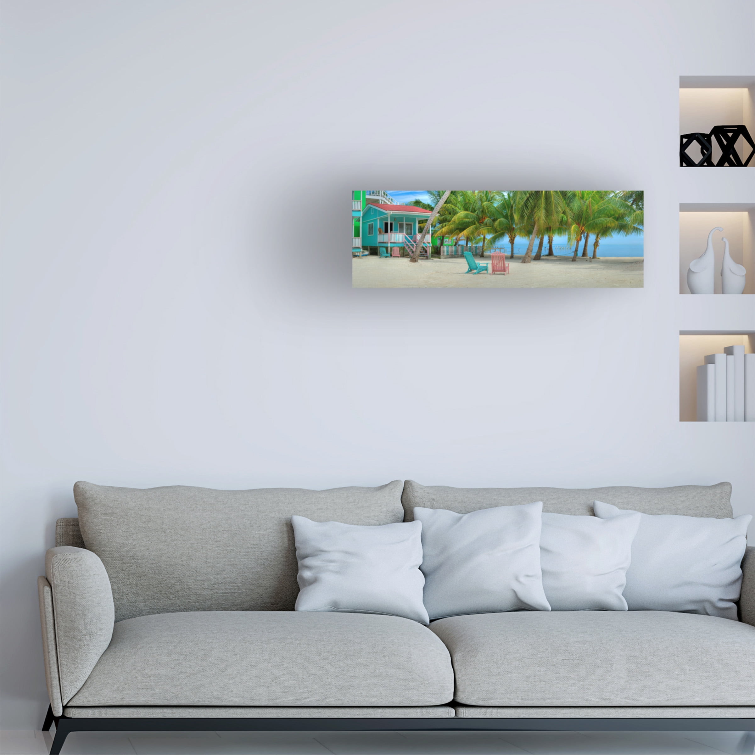 Trademark Fine Art Doug Cavanah Island Time Canvas Wall Art - 16x47