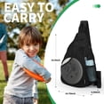 thumbnail image 4 of Disc Golf Bag with Retriever Holder and Storage Pockets, Disc Golf Backpack with 8-10 Disc Capacity, Deluxe Bag（oniy bag）, 4 of 5