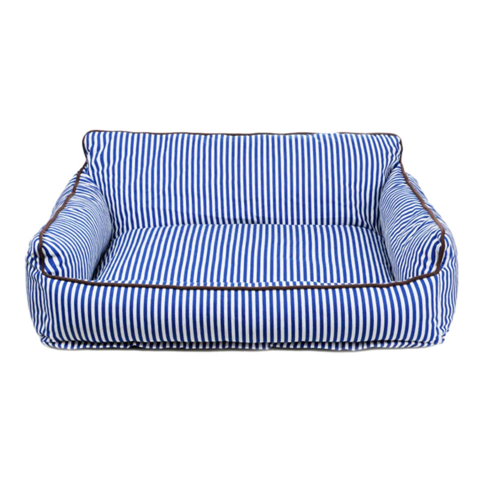 Bvdfgk Cat Sofa Bed Dog Couch Indoor Cats with Zipper Cat Furniture Cat Condo Pet Couch Blue 56cmx47cmx23cm