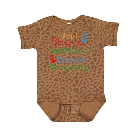 

Inktastic Lineman Like Daddy Gift Baby Boy or Baby Girl Bodysuit