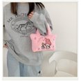 thumbnail image 1 of Sanrio-Bolso de felpa Cinnamoroll Hello Kitty para niños, mochila cruzada Kawaii, regalo de cumpleaños, 1 of 4