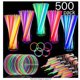thumbnail image 3 of 300 pulseras y collares con barras luminosas ultrabrillantes - Decoraciones para suministros de fiesta que brillan en la oscuridad para Halloween - Paquete de regalos para fiestas con barras, 3 of 5