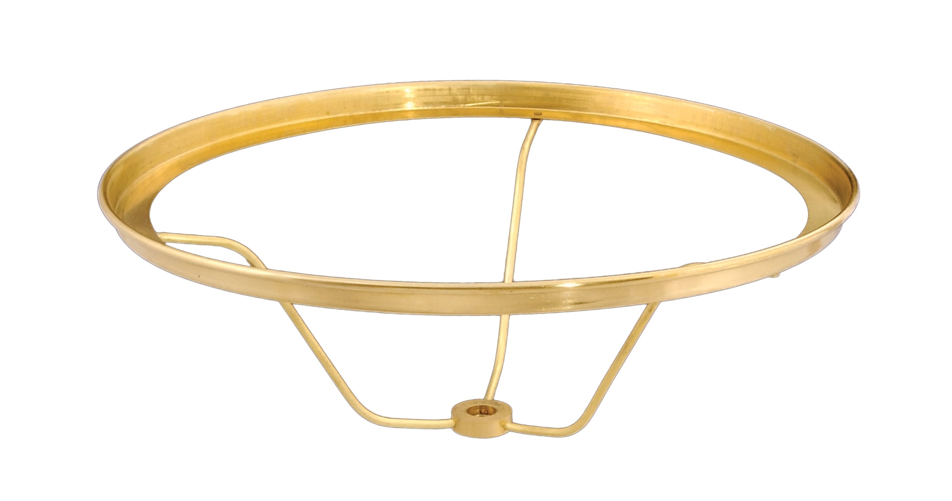 B&P Lamp® 10" Fitter Sizesolid Brass UnderSocket Shade Holder