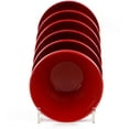 Calypso Basics by Reston Lloyd Melamine Bowl, Set of 6, Red, 16 ounces