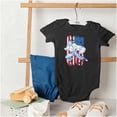 thumbnail image 4 of Street Fighter America Flag USA Guile Romper Boys or Girls Infant Baby Brisco Brands NB, 4 of 6