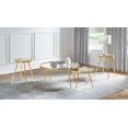 thumbnail image 2 of Kaelyn 4-piece Round Coffee and End Table Set Gold, 2 of 6