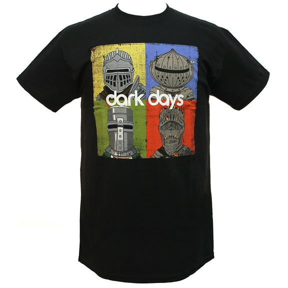 Dark Souls Mens Dark Days Character Pop Art Distressed T-Shirt