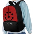 thumbnail image 3 of Uorisanigo Red Ladybug School Backpack Kids 6-12 Year Old, Lightweight Casual Daypack Back to School Bag Universal Preschool Elementary Kindergarten Bookbag, 3 of 6