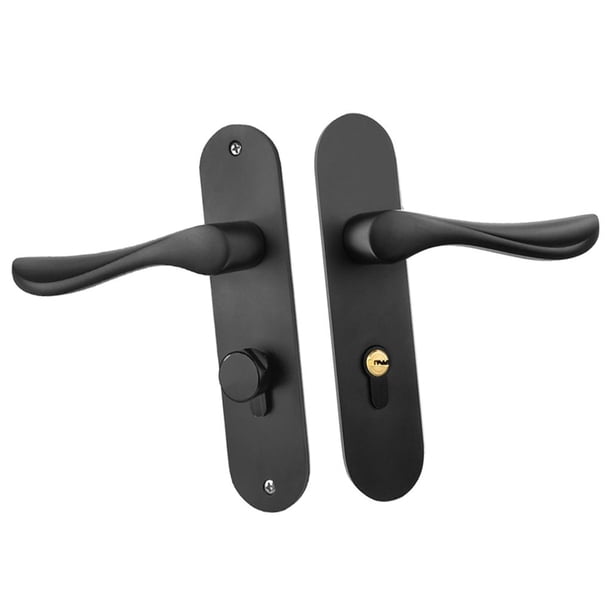 de de puerta moderna de material acero inoxidable de dentera y trasera de puerta de dormitorio 4 Colco Cerradura de palanca de manija de puerta