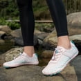thumbnail image 2 of Beach Water Shoes for Women Men - Quick Dry Non- Wide Toe Barefoot Footwear for Swimming Pool Aqua Surf Hiking Walking Yoga Unisex Athletic Sports(Pink/39), 2 of 8
