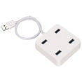 thumbnail image 1 of Hub USB de alta velocidad de 480 Mbps con 4 puertos de datos USB3.0 1 puerto de carga Dispensador de luz LED USB para Windows para OS X, 1 of 10