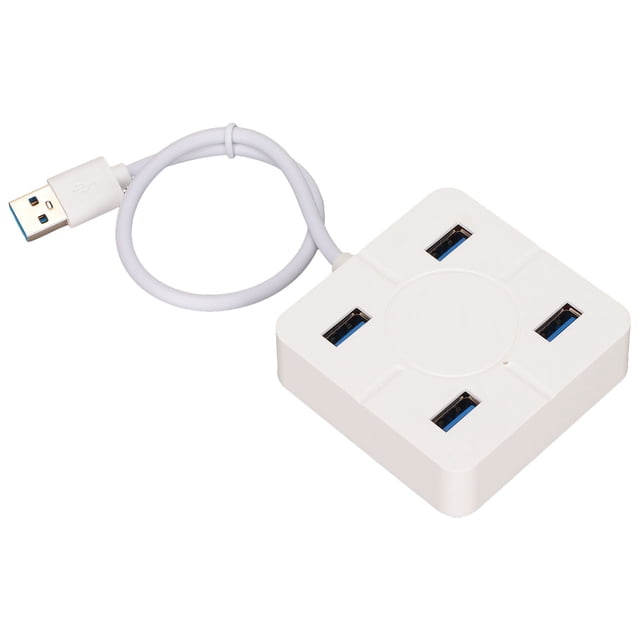 Hub USB de alta velocidad de 480 Mbps con 4 puertos de datos USB3.0 1 puerto de carga Dispensador de luz LED USB para Windows para OS X
