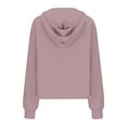 thumbnail image 4 of lnmuld Womens Zip Up Hoodies Women's Zip Up Hoodie Pullover Winter Warm Soft Casual Loose Fit Long Sleeve Sweatshirt with Pocket for Outdoor Size:M, 4 of 5