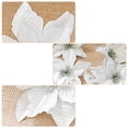 thumbnail image 2 of 36pcs adornos de flores de Navidad brillo adorno de flores artificiales para árbol, 2 of 5