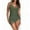 Z1 Army Green, variant on Women's One Piece Swimsuit Ruffle Slimming Tummy Control Bathing Suit Criss Cross High Waist 1 Piece Swimwear Full Coverage Swim Bathing Suit Slimming Modest Ruffle Swimwear