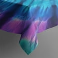 thumbnail image 3 of Blue Purple Tie Dye Pattern Rectangle Tablecloth 60"x84",Waterproof Polyester Rectangle Table Cloth, Wipeable Spillproof Polyester Tablecloth for Dining, Camping, Indoor and Outdoor, 3 of 5
