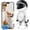 White, variant on Indoor Camera 2K 5G/2.4Ghz WiFi Home Security, Baby/Pet/Robot Camera with Phone App Motion Detection, Color Night Vision, Siren Alarm, Two-Way Talk, Human Detection