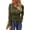 Amry Green, variant on Women Long Sleeve Shirts Spring Solid Button Up V Neck Lace Long Sleeves Slim Fit Knit Casual Fall T-Shirts