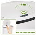 thumbnail image 2 of FDW  13 Gallon Stainless Steel Touchless Garbage Trash Can with Motion Sensor for Indoor Use(White), 2 of 8