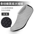 thumbnail image 2 of LTTVQM Water Shoes for Kids Adults Quick Dry Stretch Packable Barefoot Aqua Socks for Swim Beach Surf Yoga Camping Casual Lightweight Athletic Non-Slip Shoes Gray 2 Big Kids, 2 of 5