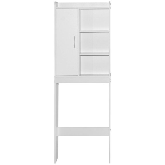 Home Bathroom Indoor Ace Over -the-Toilet Storage Shelf in White