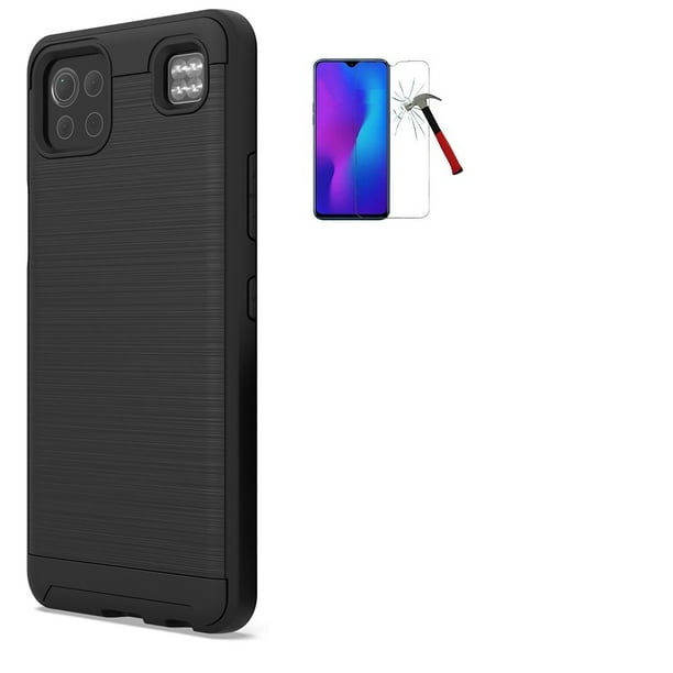 Phone Case for LG K92 5G, Slim Metallic Brushed Shock Resistant