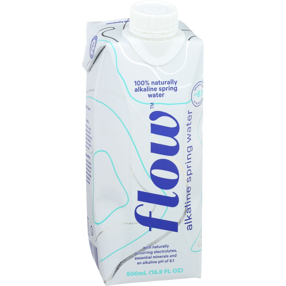 Flow Original Flavored Alkaline Spring Water, 16.9 Fluid Ounce -- 12 per Case.