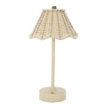 thumbnail image 1 of Lámpara De Mesa De Ratán, LED, Recargable, Inalámbrico, Control Táctil, 3 Colores Regulables, Con Carga USB Tipo C, Para Dormitorio, Sala De Estar, Oficina, Hogar, Decoración, 1 of 7