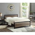 thumbnail image 1 of Metal Bed with Wood Panel, 1 of 1
