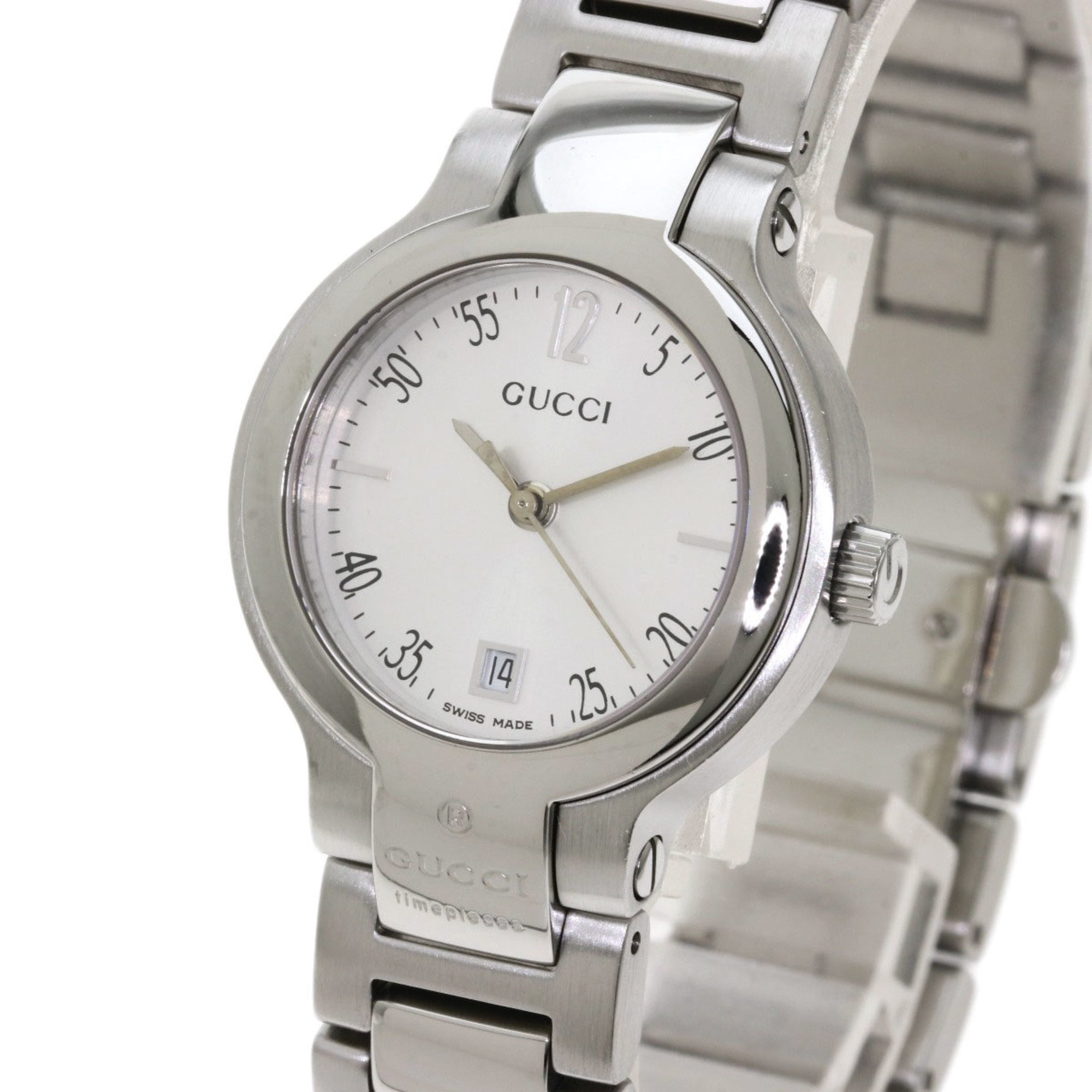 Pre Owned Gucci 8900L Watch Stainless Steel SS Ladies GUCCI