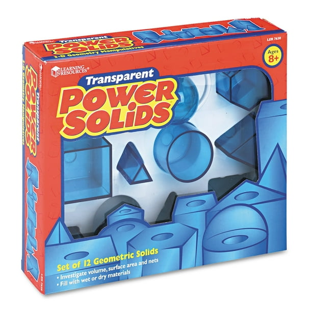 Learning Resources Power Solids, Science Manipulatives, for Grades 312