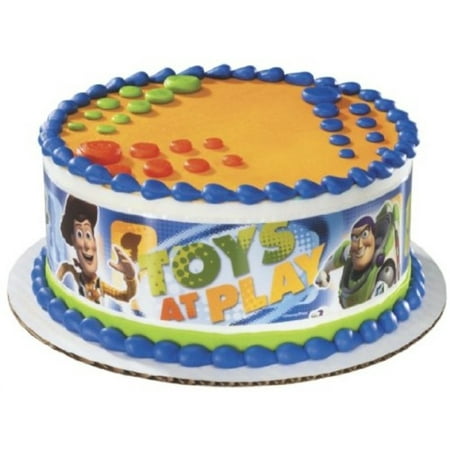 Toy Story 3 Wrap Around Edible Image Cake Topper - Walmart.com