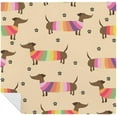 thumbnail image 6 of Cloth Napkins Cute Dachshunds Colorful Soft Comfortable Napkins 4 pcs for Family Dinners Weddings Cocktail Kitchen Banquet Decorative Washcloths, 6 of 6