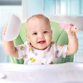 thumbnail image 4 of EeaseCA 1 Set Baby Silicone Cutlery Cartoon Training Tableware Silicone Spoons and Forks, 4 of 8