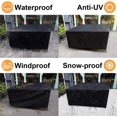 thumbnail image 2 of nipocaio 1pc Housse Imperméable pour Meubles de Jardin, 218 * 218 * 30cm, Housse de Chaises de Table Extérieures, 2 of 5