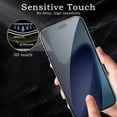 thumbnail image 3 of 3 Pack for iPhone 17 Air Privacy Screen Protector, 9H Anti Spy Dark Tempered Glass Screen Protector for iPhone 17 Air, Easy Installation, Bubble Free, 3 of 7