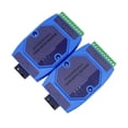 thumbnail image 1 of Convertidor RS485 A Fibra Óptica. Módulo Transceptor de Puerto Serie A SC. Adaptador RS422 RS232 Monomodo para Riel DIN., 1 of 5
