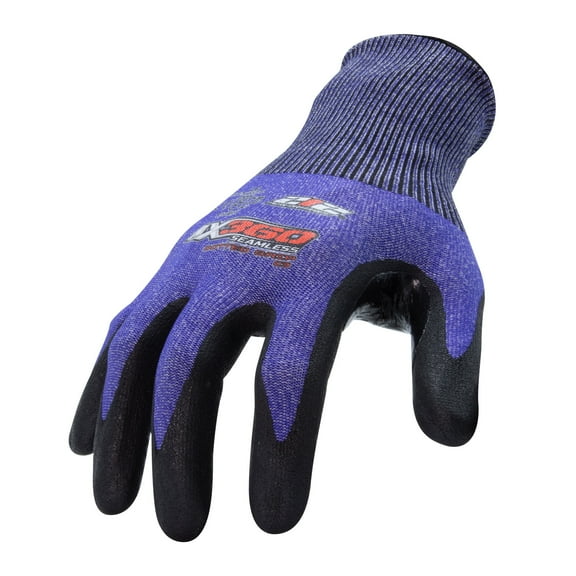 212 Performance AXDGC3-03-008 AX360 Seamless Nitrile-dipped Cut Resistant Dotted Grip Gloves (EN Level 3), Small