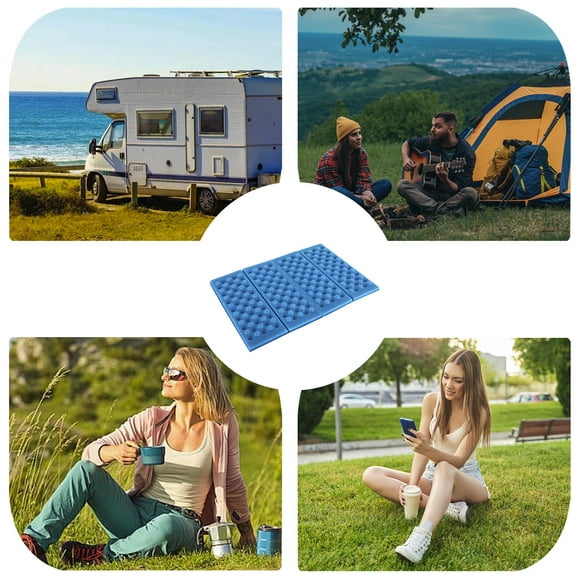 Birdeem Foldable Foam Seat Cushion,Portable Waterproof Stadium Seat Pad,Lightweight Camping Mat for Outdoor Activities,Hiking,Picnics,Sports Events